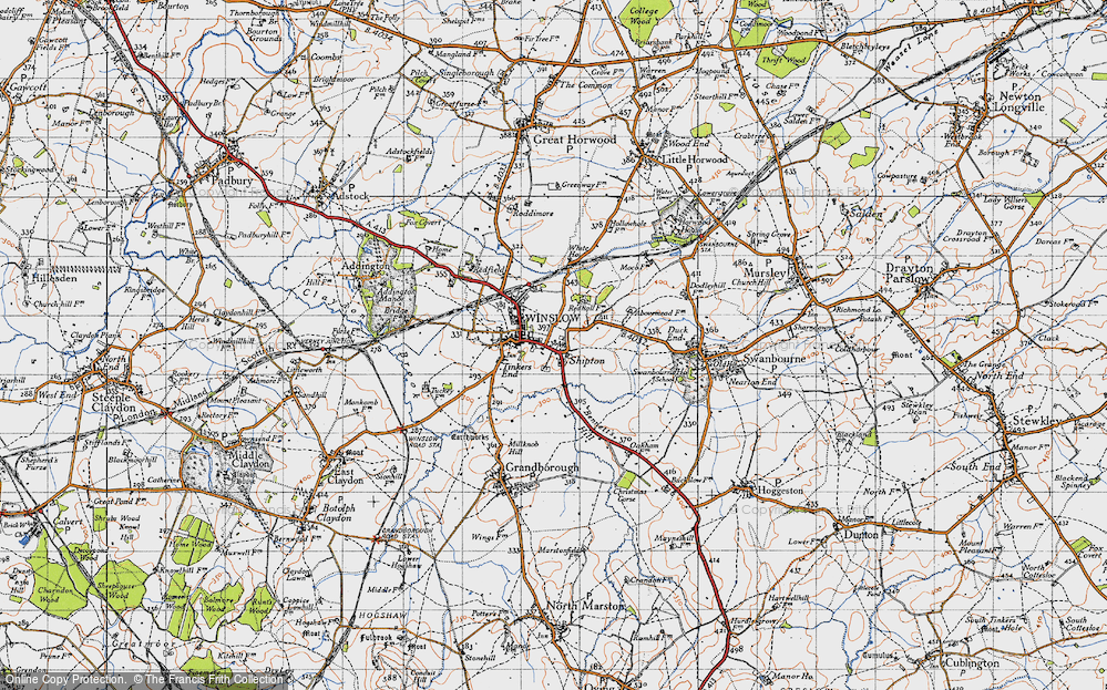 Old Map of Shipton, 1946 in 1946