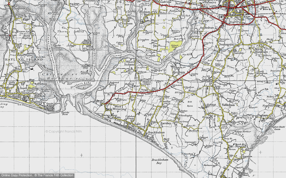 Old Map of Shipton Green, 1945 in 1945