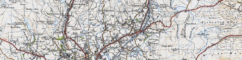 Old map of Shore in 1947