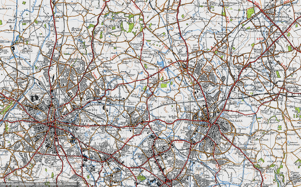 Old Map of Short Heath, 1946 in 1946