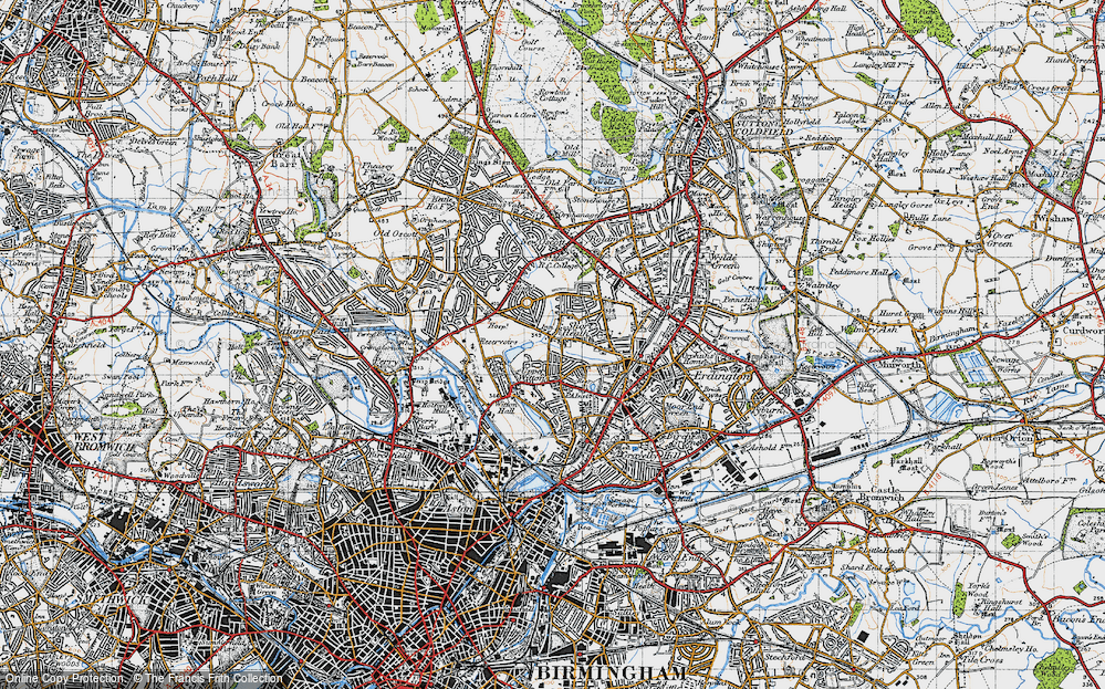 Old Map of Short Heath, 1946 in 1946