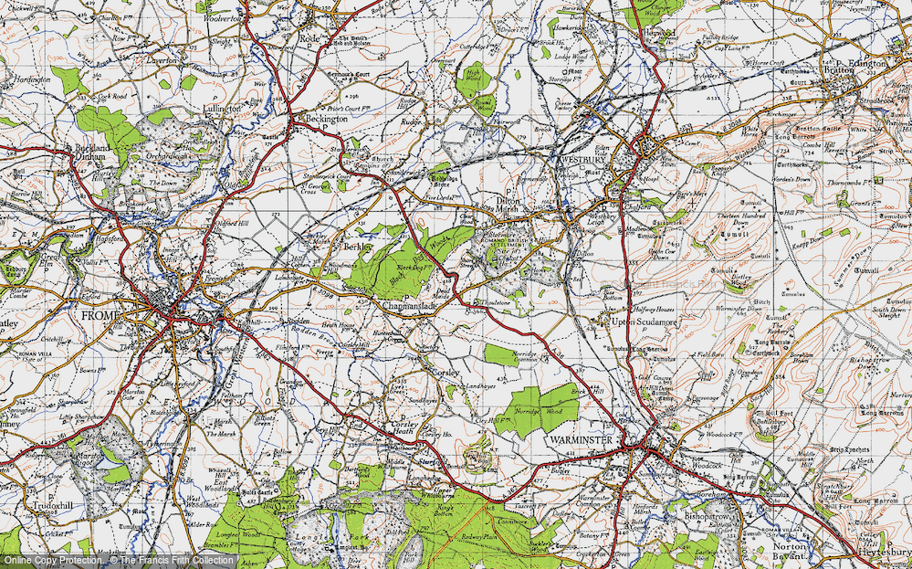 Old Map of Short Street, 1946 in 1946