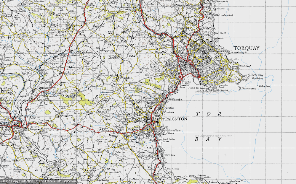Old Map of Shorton, 1946 in 1946