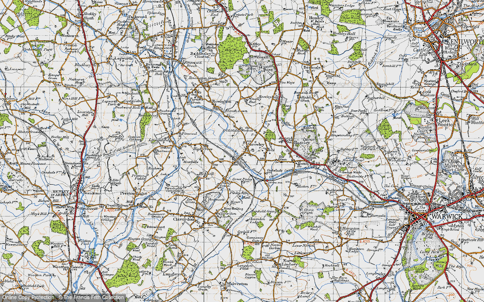 Old Map of Shrewley, 1947 in 1947