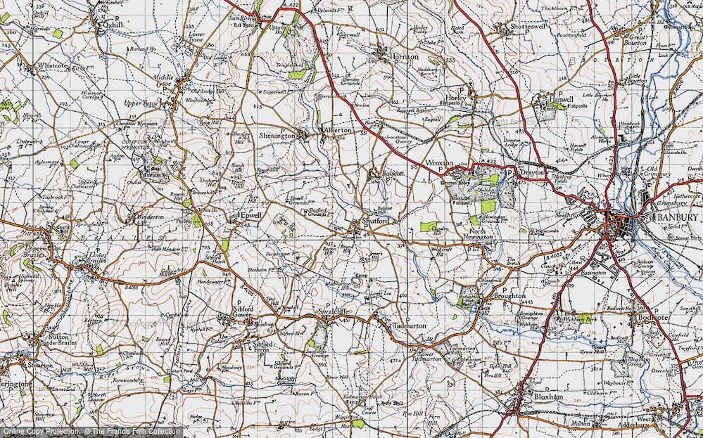 Old Map of Shutford, 1946 in 1946
