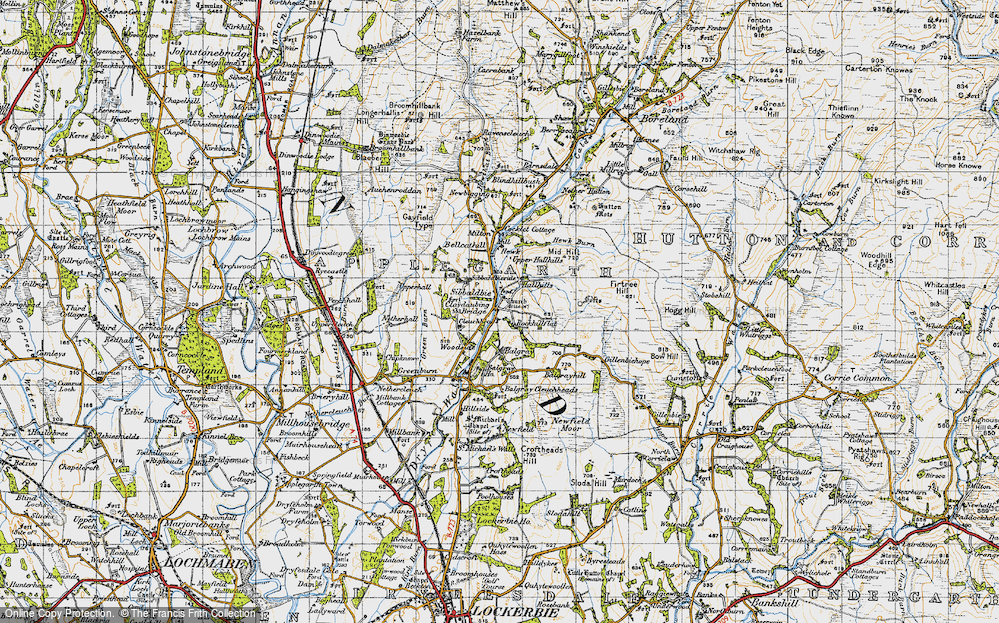 Old Map of Sibbaldbie, 1947 in 1947