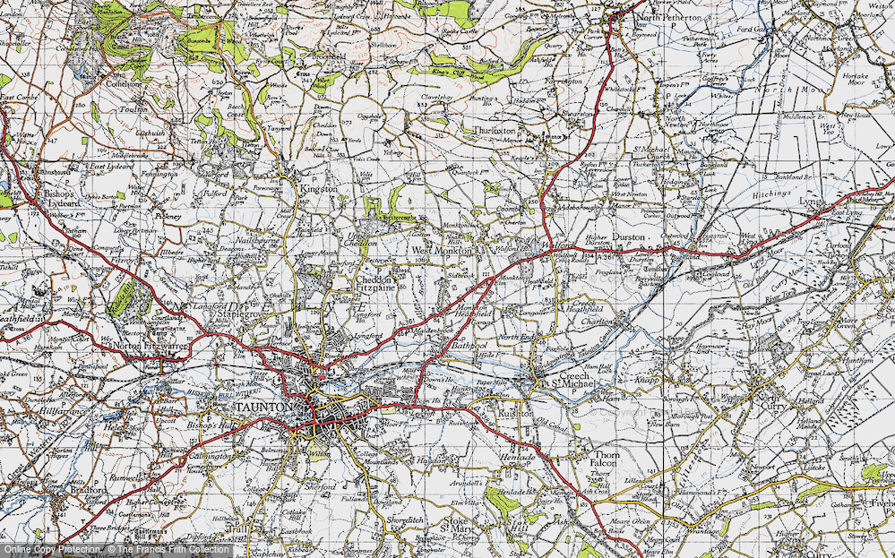 Old Map of Sidbrook, 1946 in 1946