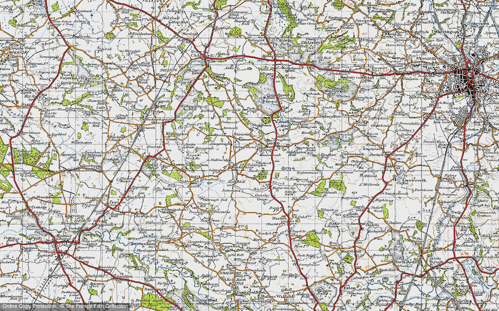 Old Map of Siddington Heath, 1947 in 1947
