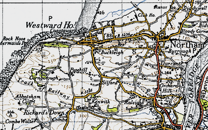 Old map of Silford in 1946