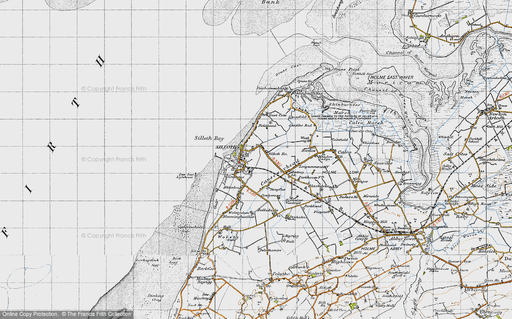 Old Map of Silloth, 1947 in 1947