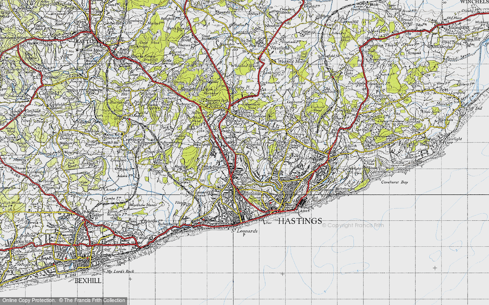Old Map of Silverhill Park, 1940 in 1940