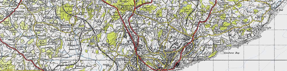Old map of Silverhill Park in 1940