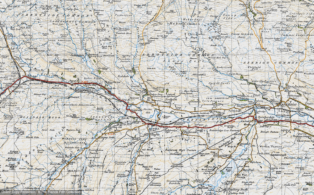 Old Map of Simonstone, 1947 in 1947