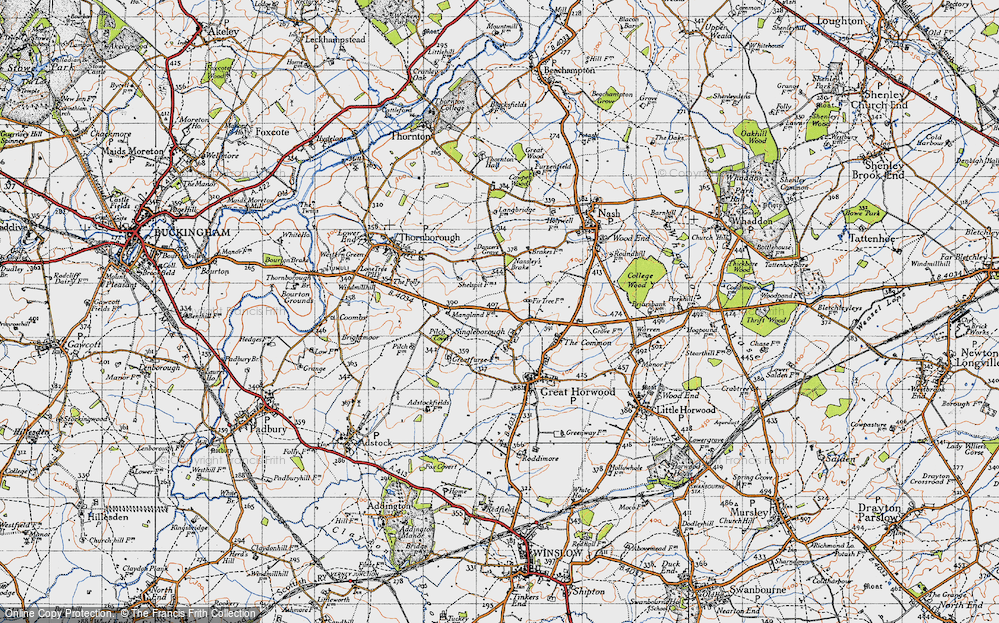 Old Map of Singleborough, 1946 in 1946