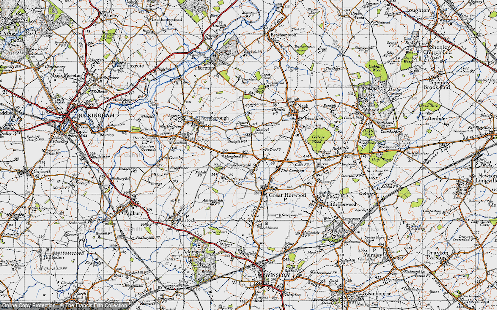 Old Maps of Singleborough, Buckinghamshire - Francis Frith