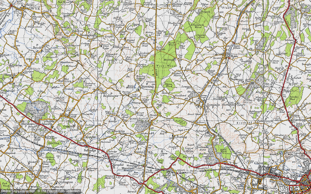 Old Map of Skeete, 1947 in 1947