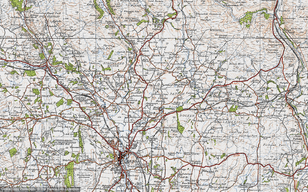 Old Map of Skelsmergh Tarn, 1947 in 1947