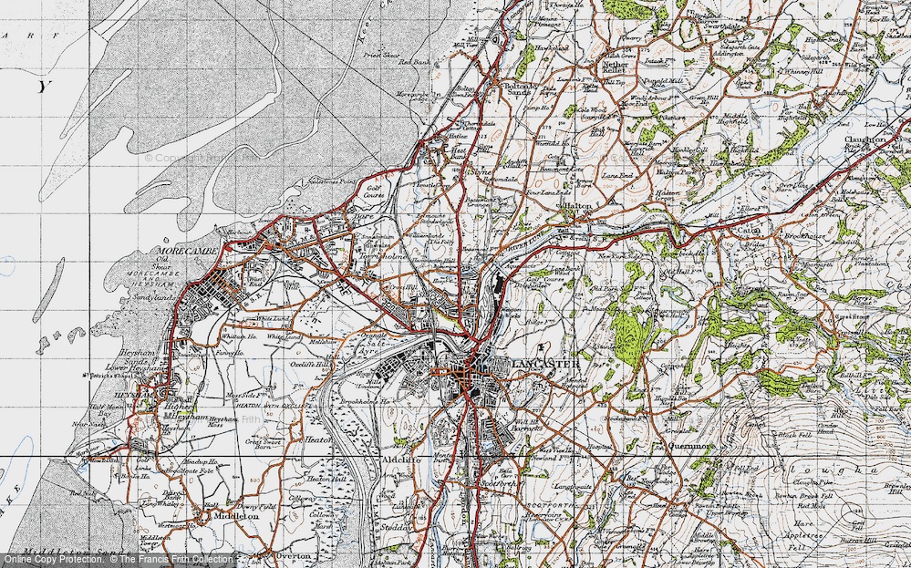 Old Map of Skerton, 1947 in 1947