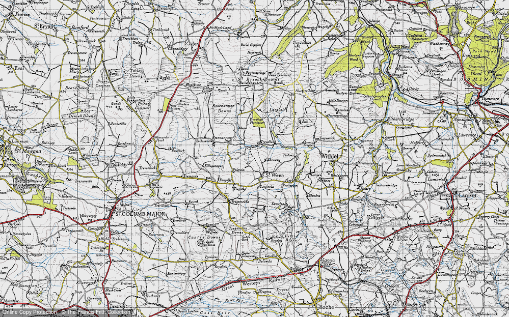 Old Map of Skewes, 1946 in 1946