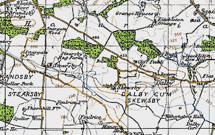 Old map of Skewsby in 1947