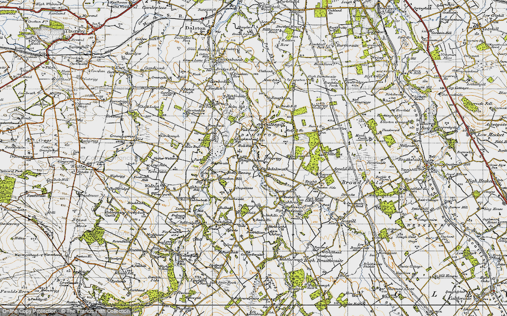 Old Map of Skiprigg, 1947 in 1947