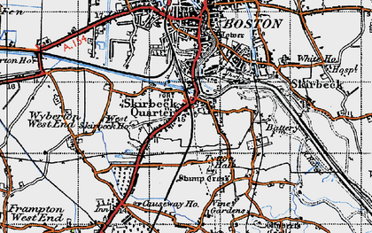 Old map of Skirbeck Quarter in 1946