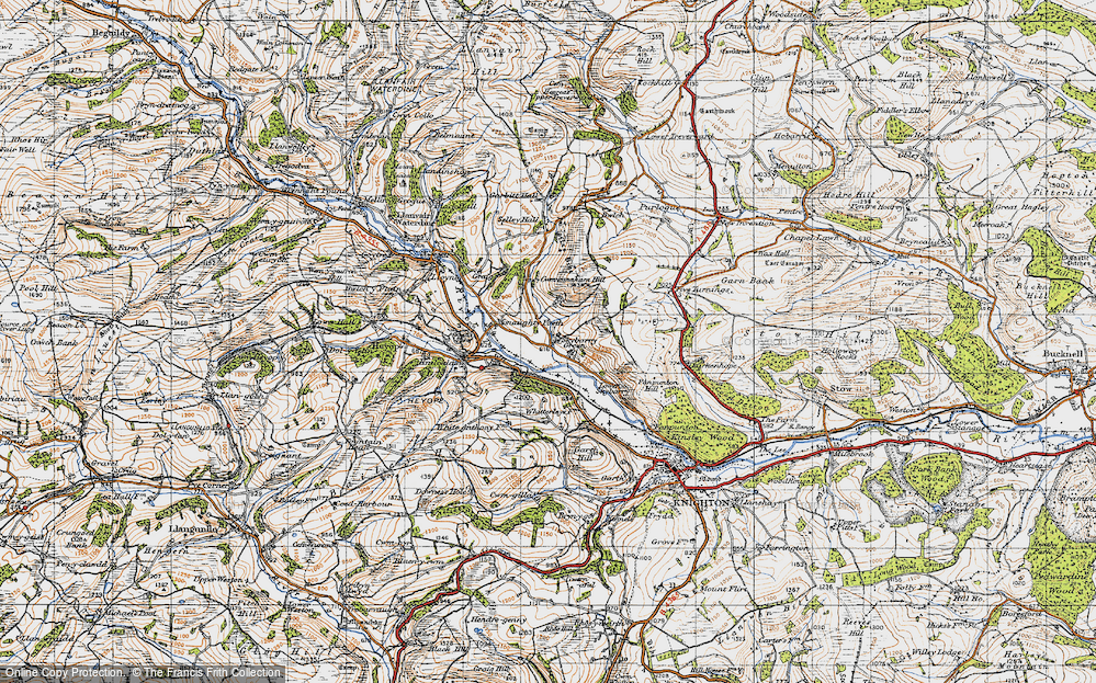 Old Map of Skyborry Green, 1947 in 1947