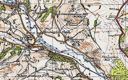 Old map of Skyborry Green in 1947