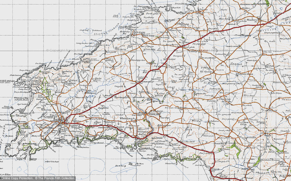 Old Map of Skyfog, 1946 in 1946