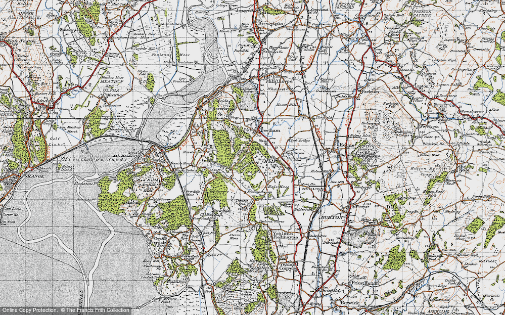 Old Map of Slack Head, 1947 in 1947