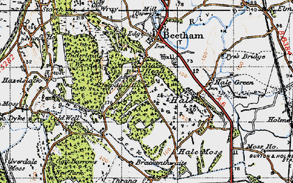 Old map of Slack Head in 1947
