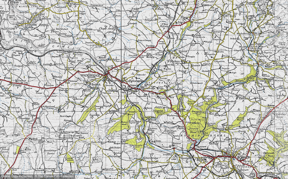Old Map of Sladesbridge, 1946 in 1946