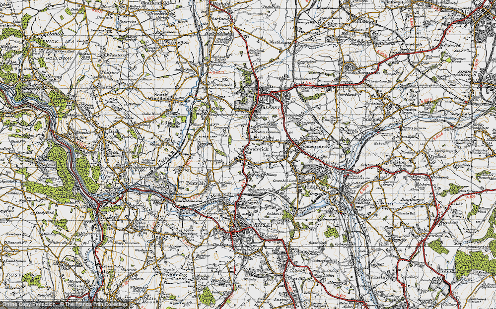 Old Map of Sleet Moor, 1946 in 1946
