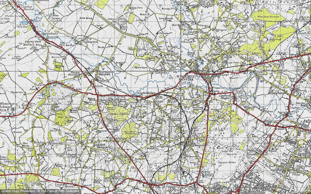 Old Map of Sleight, 1940 in 1940