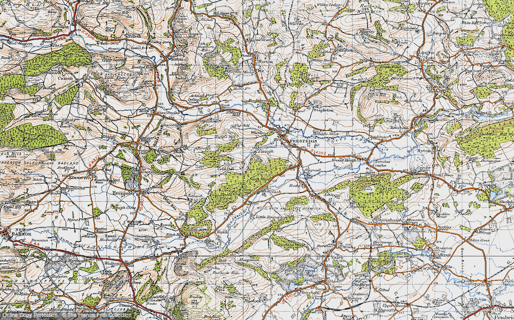 Old Map of Slough, 1947 in 1947