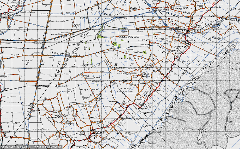 Old Map of Small End, 1946 in 1946