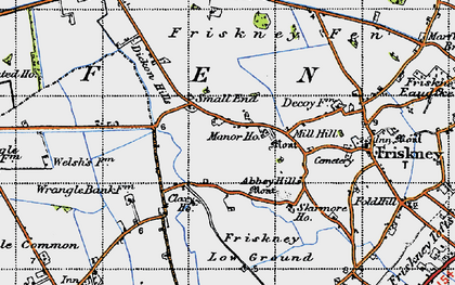 Old map of Small End in 1946