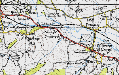 Old map of Smallbrook in 1946