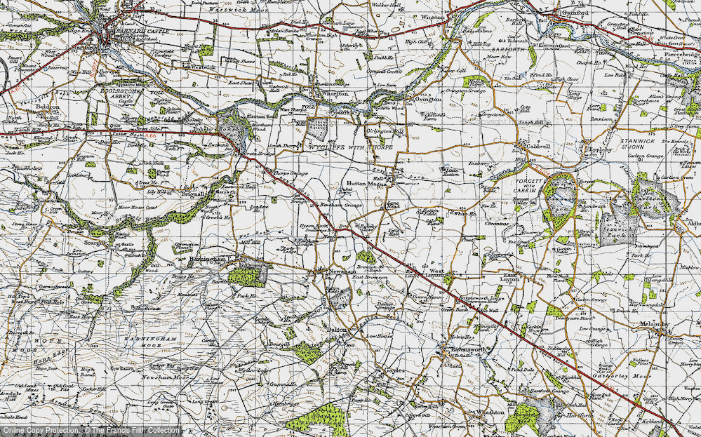 Old Map of Smallways, 1947 in 1947