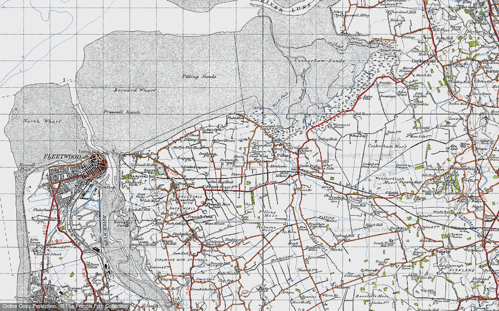 Old Map of Smallwood Hey, 1947 in 1947