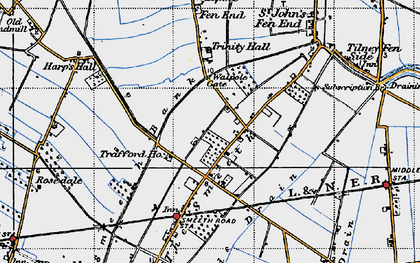 Old map of Rands Drain in 1946