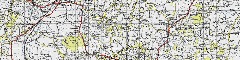Old map of Smock Alley in 1940