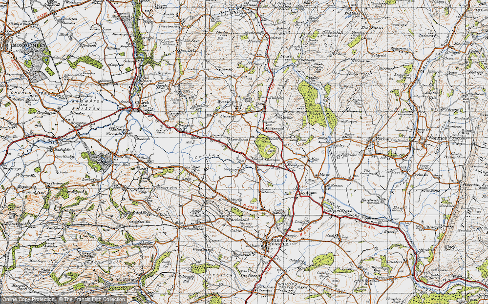 Old Map of Snead, 1947 in 1947