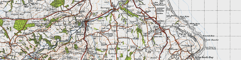 Old map of Rigg Mill in 1947