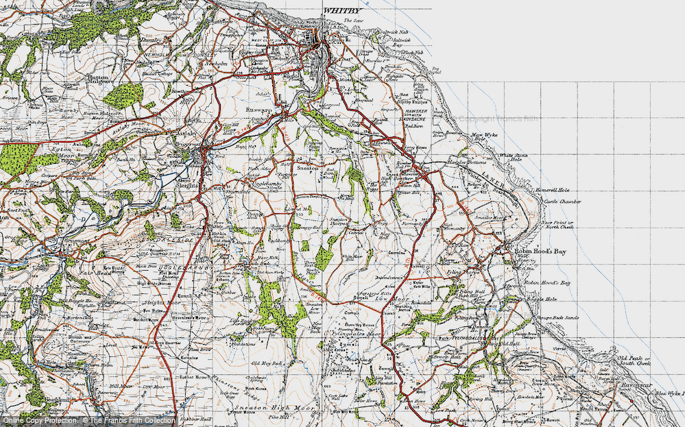 Old Map of Historic Map covering Belt Plantns in 1947