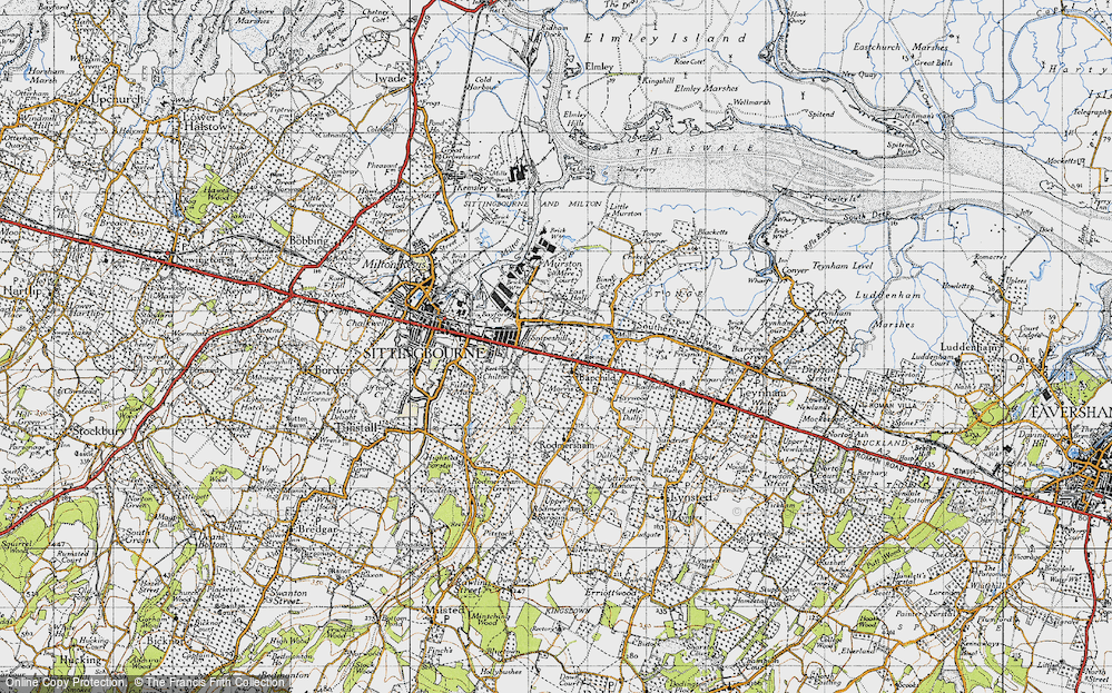 Old Map of Snipeshill, 1946 in 1946