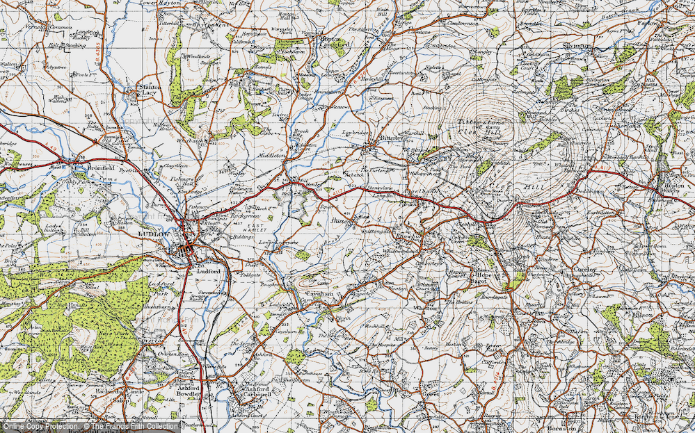 Old Map of Snitton, 1947 in 1947