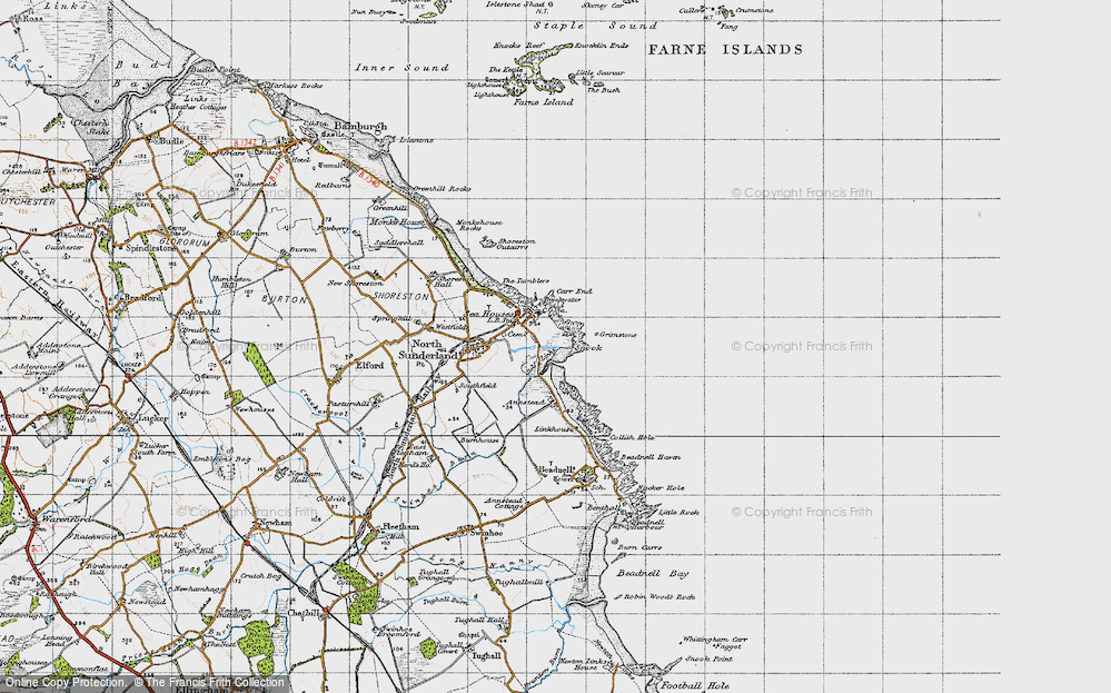 Old Map of Snook, 1947 in 1947