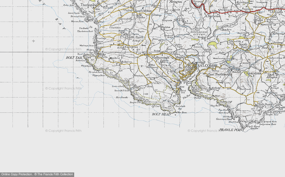 Old Map of Soar, 1946 in 1946