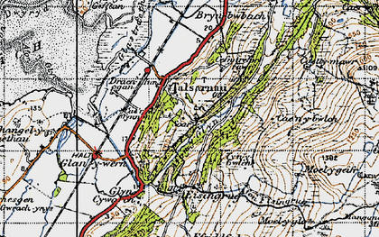 Old map of Soar in 1947